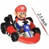 Super Mario Bros Kart Lot de 10 kart à tirer pour voitures, moto, Luigi, Yoshi Toad, princesse, pêche, âne, Kong 6,3 cm pour 