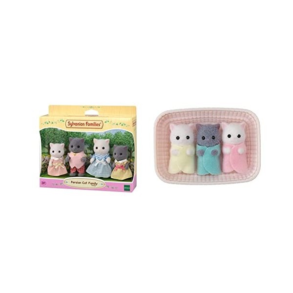 SYLVANIAN FAMILIES Coffret Docteur Du Village – Maman Chat Persan + Accessoires Médicaux – Dès 3 Ans – Figurines Articulées