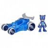 PJ Masks Animal Power, Chat-Bolide, véhicule et Figurine articulée Yoyo, Jouet préscolaire pour Enfants, dès 3 Ans F5337 Mult