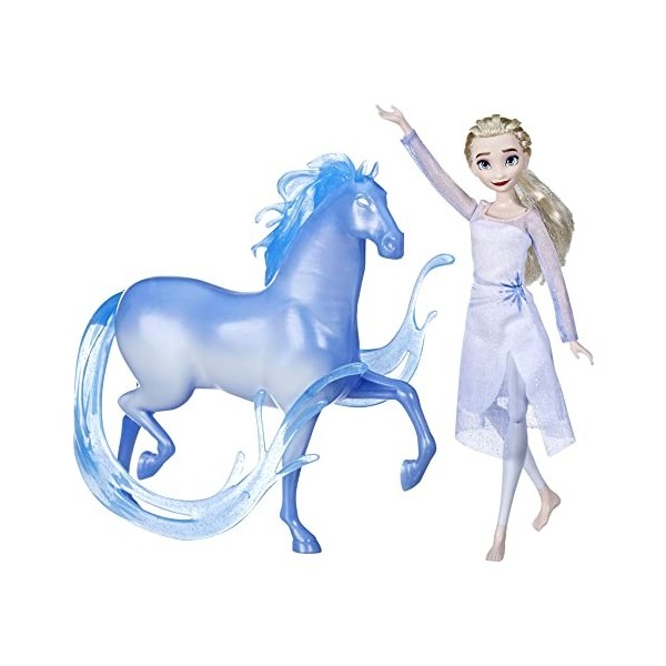 Hasbro Disneys Frozen 2 Elsa Doll and Nokk Figure, Toy for Kids 3 and Up