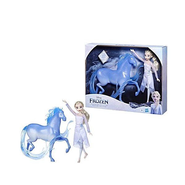 Hasbro Disneys Frozen 2 Elsa Doll and Nokk Figure, Toy for Kids 3 and Up
