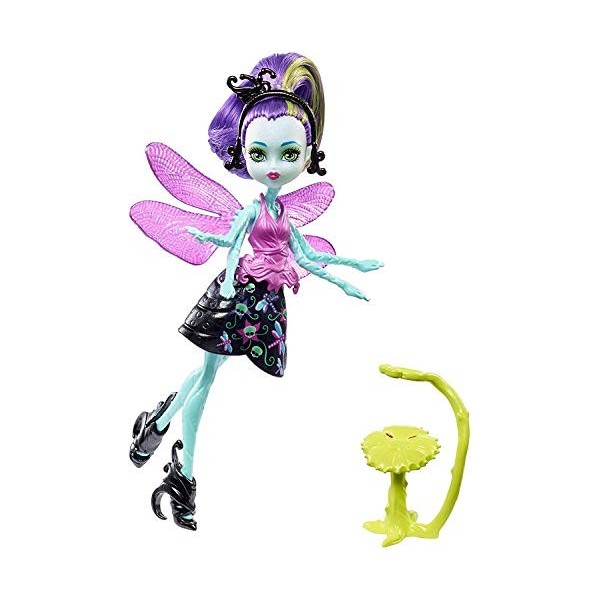 Monster High FCV48 Garden Ghouls Créatures ailées Poupée Wingrid