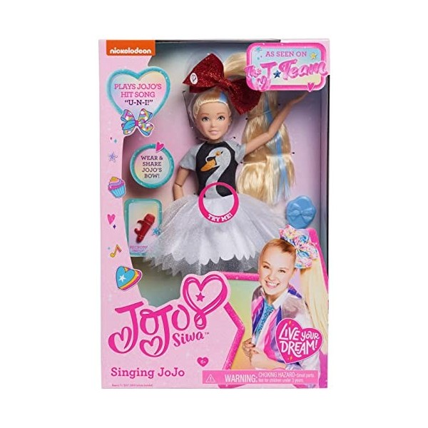 JoJo Siwa J-Team Poupée chantante 25,4 cm