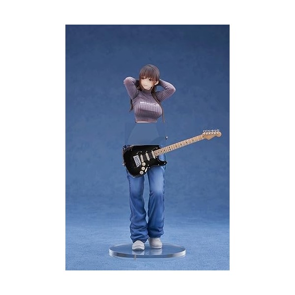 MKYOKO ECCHI Figure-Guitare MeiMei - 1/7 - Statue dAnime/Adulte Jolie Fille/Modèle de Collection/Modèle de Personnage Peint/