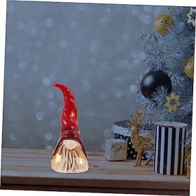 Totority 4 Pièces Ornement du Père Noël Noël Vieil Homme Poupée Scandinave en Peluche Jouet du Père Noël Jouets De Noël pour 