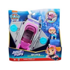 cavernedesjouets Coffret pour Pat Patrouille - sous-Marin Raie Manta avec Chien Stella 23 cm - Set Collection mer + 1 Carte T