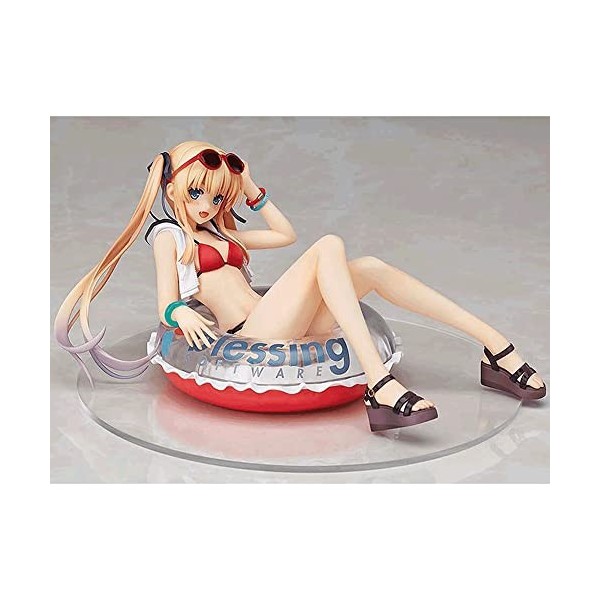 RIZWELLA Sawamura Eri Pear Water Maillot de Bain Assis 1/7 Ver. Personnage dAnime Figure Complète Poupée Statue Otaku Collec