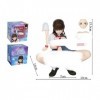 SHATKA 13.5CM Ecchi Anime Figure 1/6 The Girls Secret Delusion 1 Hentai Figure Cute Girl Loli JK School Uniform Figur Mini 