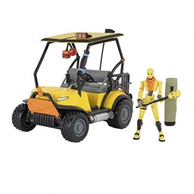 Fortnite FNT0851 Deluxe Feature - Crash Test ATK - Véhicule RC électronique avec Figurine factice articulée de 10,2 cm, Outil