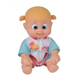 Simba 105143250 – Bouncin Babies Bonny Arrive à Maman/poupée Interactive/dans sa grenouillère colorée/réagit à la Voix/avec S