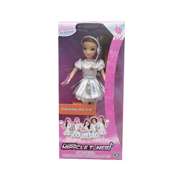 Giochi Preziosi Miracle Tunes Fashion Doll Charlotte, Robe White Transformation