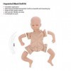 NEZE Bébé en Silicone, Apparence de Simulation Bricolage Assemblage et Coloration kit de poupée bébé Reborn matériau en Silic