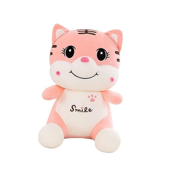 Toyvian 2 Pcs Rose Souriant Tigre 2022 Nouvel an Cadeau Figurine Jouet Nouvel an Mascotte Ornement Tigres Figurine Peluche An