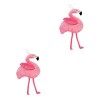 ifundom 3 Pièces Poupée en Peluche Jouet De Dessin Animé en Peluche Animaux en Peluche pour Les Enfants Peluche Flamant Rose 