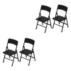 Toyvian 4 Pièces Chaise Pliante De Maison De Poupée Fauteuil Chaise De Maison De Poupée Miniature Chaise De Salle à Manger Mi