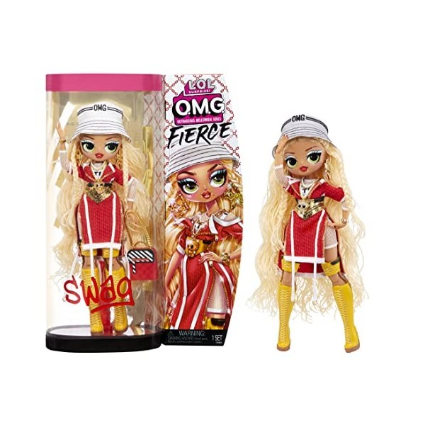 L.O.L. Surprise! OMG Fierce - Swag - Poupée Mannequin de 29 cm avec 15 Surprises Dont des Tenues de Mode, Accessoires & Socle