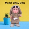 Réaliste Reborn Bébé Poupées Fille Infantile en Peluche Musique Électrique Poupée Chanter Danser Marcher Parler Perroquet Béb