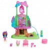 Gabbys Dollhouse Gabby et la Maison Magique Playset Cabane Fée Minette - 2 Figurines + Accessoires - Effets Lumineux - Dessi