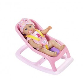 BABY Born Bouncing Chair for 43 cm Doll - With Safety Straps - Easy for Small Hands, Creative Play Promotes Empathy and Socia