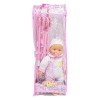 Poussette pour poupées, Poussette Pliante pour avec poupée et Sucette, Funny Girl Play House Jouet Pliable Bébés Poussette po