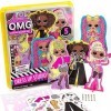 L.O.L. Surprise! O.M.G. Dress-Up Studio by Horizon Group USA, Double Feature Series, Dress-Up 4 O.M.G. Chipboard Dolls with F