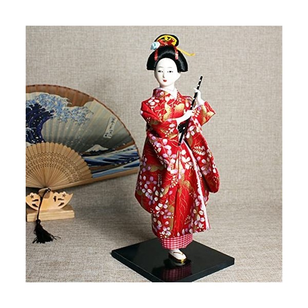 Japonais Kimono Geisha Poupée asiatique à collectionner Figurine Le restaurant Cadeau Artisanat Oriental Poupées De Soie Orie