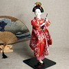 Japonais Kimono Geisha Poupée asiatique à collectionner Figurine Le restaurant Cadeau Artisanat Oriental Poupées De Soie Orie