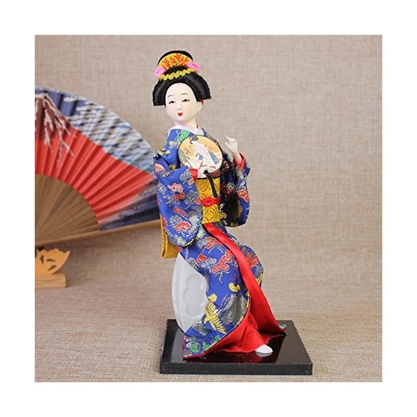 Japonais Kimono Geisha Poupée asiatique à collectionner Figurine Le restaurant Cadeau Artisanat Oriental Poupées De Soie Orie