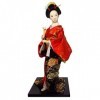 KaiLangDe Japonais Kimono Geisha Poupée Asiatique à Collectionner Figurine Le Restaurant Cadeau Artisanat Oriental Poupées De