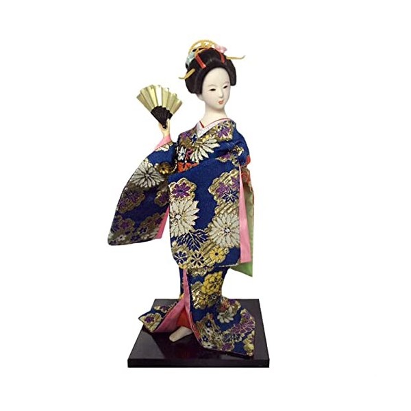 KaiLangDe Japonais Kimono Geisha Poupée Asiatique à Collectionner Figurine Le Restaurant Cadeau Artisanat Oriental Poupées De