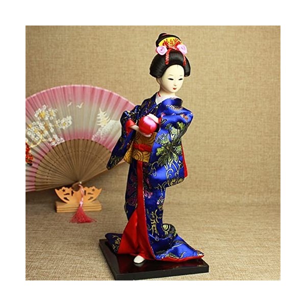 Japonais Kimono Geisha Poupée asiatique à collectionner Figurine Le restaurant Cadeau Artisanat Oriental Poupées De Soie Orie