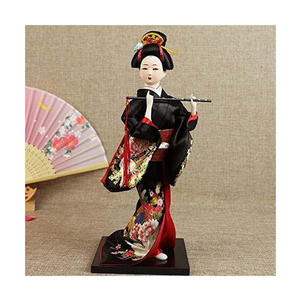 Japonais Kimono Geisha Poupée asiatique à collectionner Figurine Le restaurant Cadeau Artisanat Oriental Poupées De Soie Orie