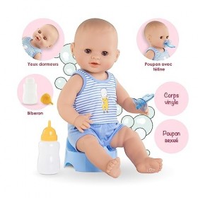 Corolle - Mon Grand Poupon, Paul Fait Pipi, 36cm, dès 2 Ans, 9000130410
