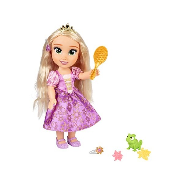 Disney Princesse Mon Amie Poupée Chantante Raiponce 35cm Musicale avec Accessoires, Parfait pour Les Enfants à partir de 3 An