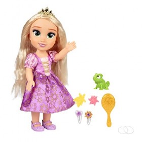 Disney Princesse Mon Amie Poupée Chantante Raiponce 35cm Musicale avec Accessoires, Parfait pour Les Enfants à partir de 3 An