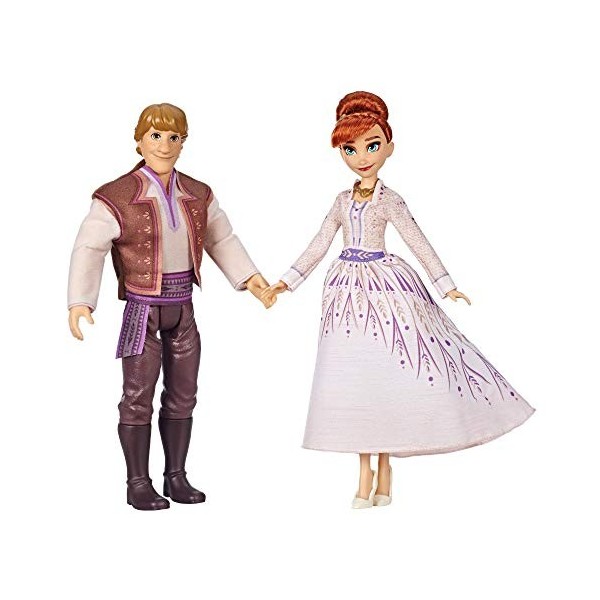 Disney La Reine des Neiges 2 - Poupées mannequins Anna et Kristoff avec tenues inspirées du film de Disney, La Reine des neig