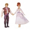 Disney La Reine des Neiges 2 - Poupées mannequins Anna et Kristoff avec tenues inspirées du film de Disney, La Reine des neig