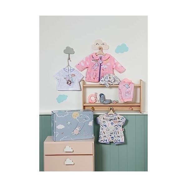 Baby Annabell Ensemble de naissance 707425 - Convient aux poupées Baby Annabell de 43 cm - Contient des vêtements & accessoir