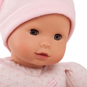 Götz 1527979 Poupée Maxy Muffin to Dress - Poupon de 42&nbsp;cm avec des Yeux dormeurs Bleus et sans Cheveux -Set 4&nbsp;pièces - Poupé