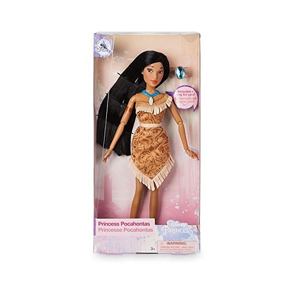 Poupée Classique Disney Pocahontas 30cm avec Anneau