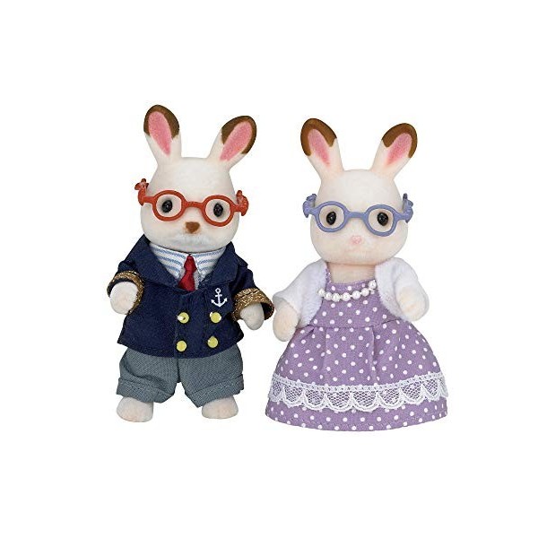 Grand-pere, grand-mere de Sylvanian poupee Chocolat lapin cormoran -68