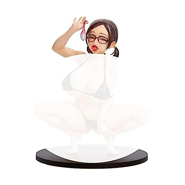 NEWLIA Figurine Ecchi Figurine danime - Akihara Shiho - 1/6 Anime à Collectionner/modèle de Personnage Gros Seins PVC Statue