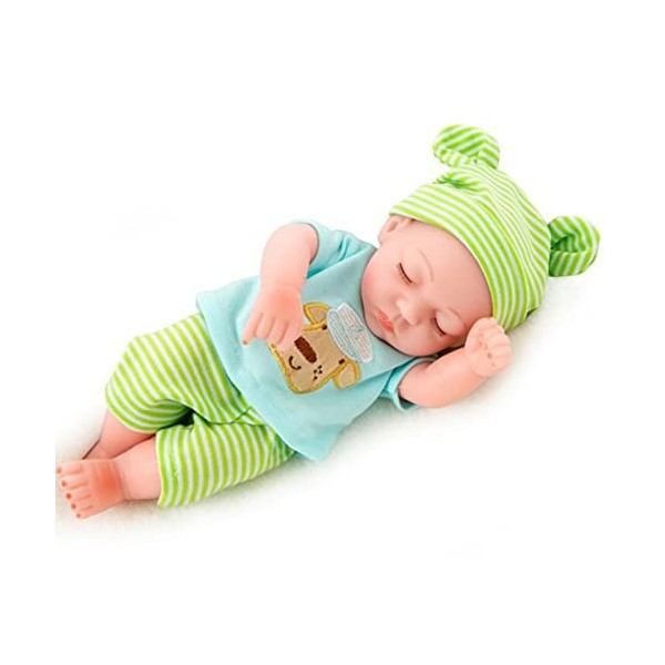 Générique Poupées bébé réalistes | Poupées en Silicone de 10 Pouces pour Fille | Mignon Nouveau-né Fille poupées Simulation r