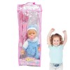 Poussette pour poupées | Ensemble de Landau Pliant Soft Body Babies Doll Inclus Fun Play Combo Set,Funny Girl Play House Joue