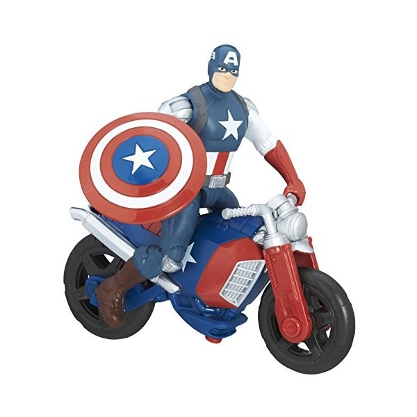 Marvel Avengers Captain America Figurine et véhicule 15,2 cm