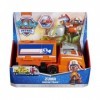 cavernedesjouets Coffret pour Pat Patrouille - Camion de Orange 22cm + Baleine + Chien Zuma - Set Collection Truck Rescue + 1