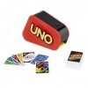 Mattel Pack Jeu Uno Extrême GXY75 + Jeu Uno Flex HMY99 , Jeu De Société, Lanceur Cartes, Effets Lumineux Et Sonores, Coup 