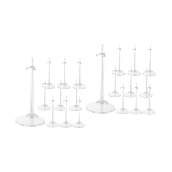 Toyvian 30 Pièces Support De Poupée Porte-Figurine Support De Jouet Support De Poupée Support De Poupée Fille Poupées Figurin