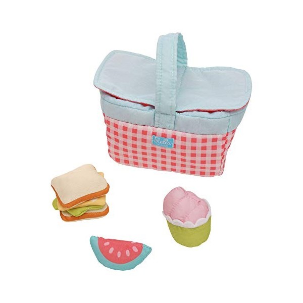 Manhattan Toy Stella Collection Picnic Ensemble de Jeu de Pique-Nique Baby Doll 5 pièces pour poupées Stella de 30,48 cm et 3