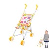 poupée,Poussette bébé réaliste pour poupées Pliable - Accessoires poupée avec poignée Confortable pour bébé poupée Ours en Pe